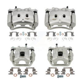 Front Rear Brake Caliper Left Right Side (Driver Passenger) Kit For Nissan Rogue
