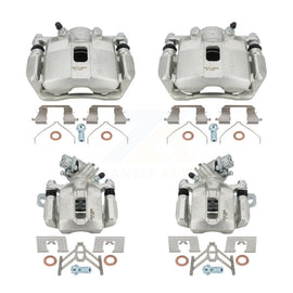 Front Rear Disc Brake Caliper Left Right Side Kit For 2013-2015 Acura ILX 1.5L