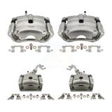 Front Rear Brake Caliper Left Right (Driver Passenger) Kit For 2016-2018 Mazda CX-3 FWD KBC-100516