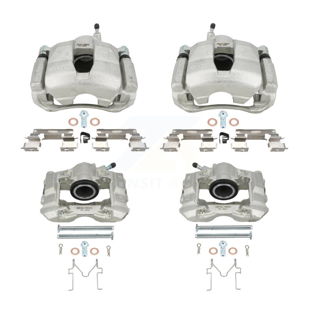 Front Rear Disc Brake Caliper Kit For 2009 Lexus IS250 With Casting # 60-32