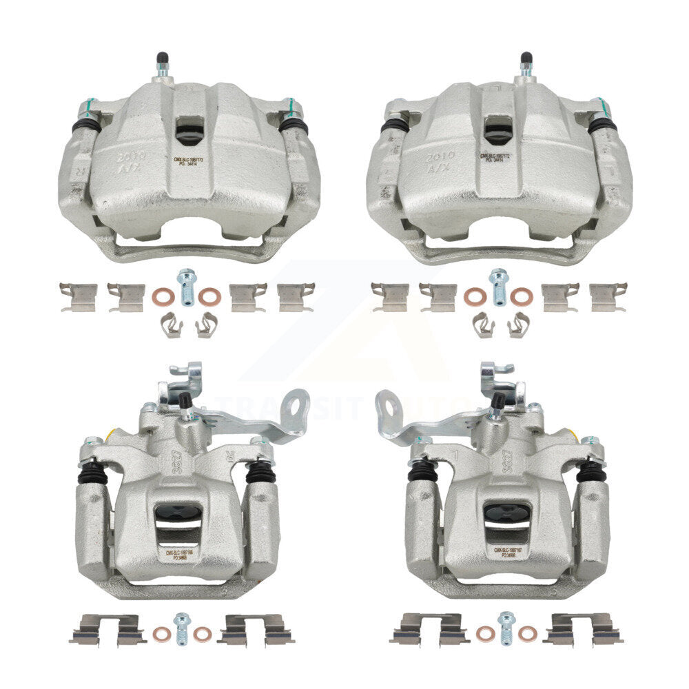 Front Rear Brake Caliper Left Right (Driver Passenger) Kit For 2014-2015 Mazda 6