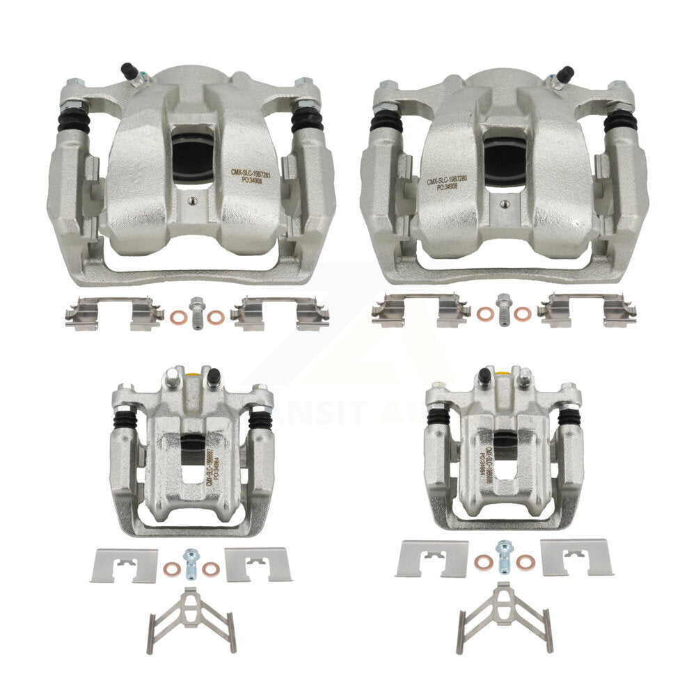 Front Rear Brake Caliper Left Right Driver Passenger Kit For 2016-2018 Acura RDX