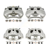 Front Rear Disc Brake Caliper Left Right Side Kit For 2008-2019 Ford E-450 Super Duty KBC-100788