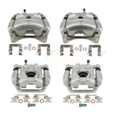 Front Rear Brake Caliper Left Right (Driver Passenger) Kit For 2013 Nissan Altima Coupe KBC-100810