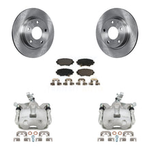 Load image into Gallery viewer, Rear Brake Caliper Rotor &amp; Ceramic Pad Kit For 2014-2016 Mazda 3 Sport 2.5L/2.0L