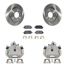 Load image into Gallery viewer, Rear Brake Rotor Ceramic Pad Kit With Calipers For Chevrolet Impala Pontiac Grand Prix