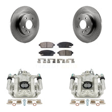 Charger l'image dans la galerie, Rear Brake Rotor &amp; Ceramic Pad Kit With Calipers For Chevrolet Cruze Volt Cadillac ELR