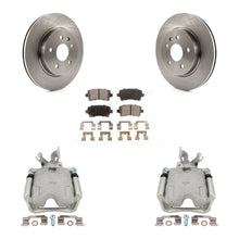 Charger l'image dans la galerie, Rear Disc Brake Rotors And Ceramic Pads Kit With Calipers For Buick LaCrosse Allure