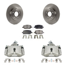 Charger l'image dans la galerie, Rear Brake Rotors Ceramic Pad Kit With Calipers For Chevrolet Uplander Pontiac Montana