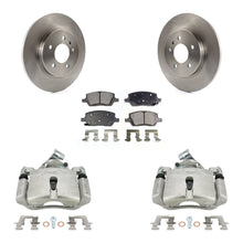 Charger l'image dans la galerie, Rear Brake Rotors Ceramic Pad Kit With Calipers For Chevrolet Uplander Pontiac Montana