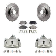 Charger l'image dans la galerie, Rear Brake Rotors &amp; Ceramic Pad Kit With Calipers For Chevrolet Uplander Buick Terraza