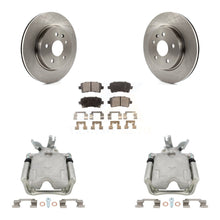 Charger l'image dans la galerie, Rear Disc Brake Caliper Rotors And Ceramic Pads Kit For Chevrolet Malibu