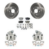 Rear Disc Brake Caliper Rotors And Ceramic Pads Kit For Honda Civic Acura CSX ILX KC8-100108T