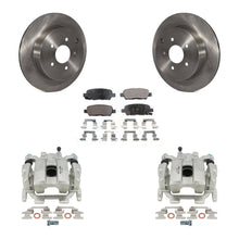 Load image into Gallery viewer, Rear Brake Rotor &amp; Ceramic Pad Kit With Calipers For Nissan Murano INFINITI Pathfinder