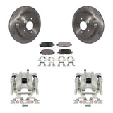 Rear Brake Rotor & Ceramic Pad Kit With Calipers For Nissan Murano INFINITI Pathfinder