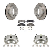 Charger l'image dans la galerie, Rear Brake Rotor And Ceramic Pad Kit With Calipers For Chevrolet Express 2500 3500 GMC