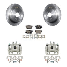 Load image into Gallery viewer, Rear Disc Brake Rotors And Ceramic Pads Kit With Calipers For Honda CR-V Acura RDX