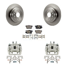 Load image into Gallery viewer, Rear Brake Rotors &amp; Ceramic Pad Kit With Calipers For 2010-2011 Honda Accord Crosstour