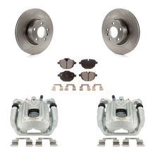 Charger l'image dans la galerie, Rear Disc Brake Rotors And Ceramic Pads Kit With Calipers For BMW X3 X4