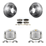 Rear Brake Caliper Rotors Ceramic Pad Kit For 2017-2019 Chevrolet Suburban Premier/LT/LS KC8-100190T