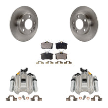 Load image into Gallery viewer, Rear Disc Brake Rotors And Ceramic Pads Kit With Calipers For Volkswagen Jetta City