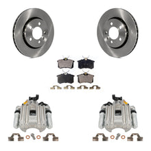 Charger l'image dans la galerie, Rear Disc Brake Rotors And Ceramic Pads Kit With Calipers For Volkswagen Jetta