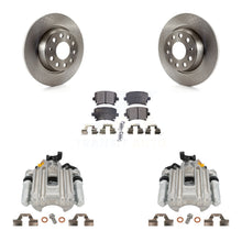 Charger l'image dans la galerie, Rear Disc Brake Caliper Rotors And Ceramic Pads Kit For Volkswagen Jetta
