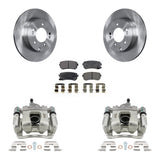 Rear Brake Caliper Rotor & Ceramic Pad Kit For Hyundai Tucson FUEL CELL EV (FCEV) engine KC8-100239T