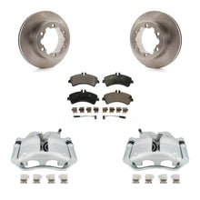Charger l'image dans la galerie, Rear Brake Rotor &amp; Ceramic Pad Kit With Calipers For Sprinter 3500 Mercedes-Benz Dodge