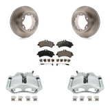 Rear Brake Rotor & Ceramic Pad Kit With Calipers For Sprinter 3500 Mercedes-Benz Dodge