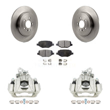 Load image into Gallery viewer, Rear Brake Rotor &amp; Ceramic Pad Kit With Calipers For Ford Explorer Taurus Flex Lincoln