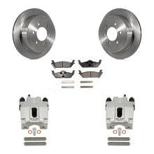 Load image into Gallery viewer, Rear Disc Brake Rotor And Ceramic Pad Kit With Calipers For Ford F-150 Lincoln Mark LT