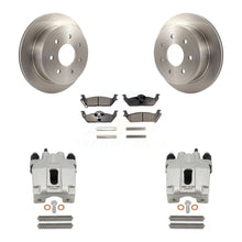 Charger l'image dans la galerie, Rear Disc Brake Rotor And Ceramic Pad Kit With Calipers For Ford F-150 Lincoln Mark LT