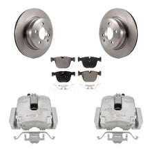 Load image into Gallery viewer, Rear Brake Caliper Rotor And Ceramic Pad Kit For 2009 BMW X6 xDrive35i with 3.0L