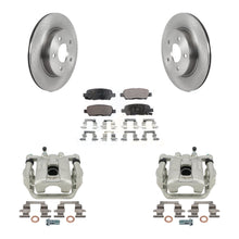 Load image into Gallery viewer, Rear Disc Brake Rotors And Ceramic Pads Kit With Calipers For Nissan Rogue Sport LEAF