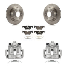Charger l'image dans la galerie, Rear Disc Brake Caliper Rotors And Ceramic Pads Kit For 2012 BMW 328i 2.0L