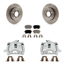 Load image into Gallery viewer, Rear Brake Rotors &amp; Ceramic Pad Kit With Calipers For 2009 Audi A4 Quattro Sedan/Wagon