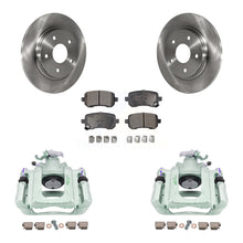 Load image into Gallery viewer, Rear Brake Caliper Rotor Ceramic Pad Kit For Chrysler Town &amp; Country Dodge Grand