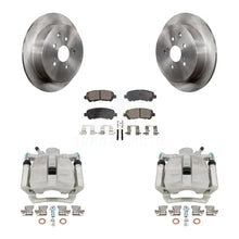 Charger l'image dans la galerie, Rear Disc Brake Caliper Rotors And Ceramic Pads Kit For Toyota Highlander