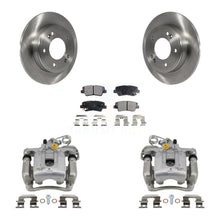 Load image into Gallery viewer, Rear Disc Brake Rotors And Ceramic Pads Kit With Calipers For Hyundai Elantra Coupe
