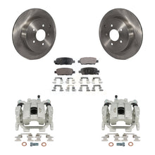 Load image into Gallery viewer, Rear Disc Brake Rotors And Ceramic Pads Kit With Calipers For INFINITI FX35 QX70 FX37
