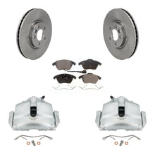 Load image into Gallery viewer, Front Disc Brake Rotors And Ceramic Pads Kit With Calipers For Volkswagen CC