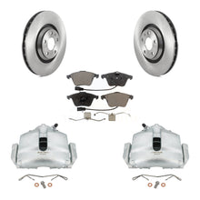 Charger l'image dans la galerie, Front Disc Brake Rotors And Ceramic Pads Kit With Calipers For Audi TT Quattro