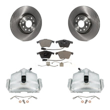 Load image into Gallery viewer, Front Disc Brake Rotor And Ceramic Pad Kit With Calipers For 2010 Volkswagen CC Passat