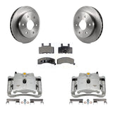 Front Brake Caliper Rotor Ceramic Pad Kit For Chevrolet Tahoe 4WD with 5.3L/4.8L