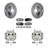 Front Disc Brake Caliper Rotors And Ceramic Pads Kit For 2007-2009 Lincoln MKX FWD KC8-100477T