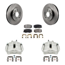 Charger l'image dans la galerie, Front Brake Rotors &amp; Ceramic Pad Kit With Calipers For Chevrolet Malibu Buick LaCrosse