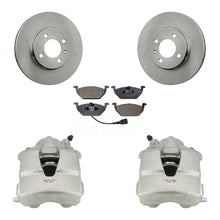 Charger l'image dans la galerie, Front Brake Caliper Rotor Ceramic Pad Kit For 99 Volkswagen Jetta Old Body Style