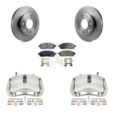 Front Brake Rotor And Ceramic Pad Kit With Calipers For Ford F-150 Lincoln Mark LT 4WD