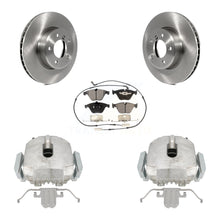 Load image into Gallery viewer, Front Brake Rotor Ceramic Pad Kit With Calipers For 07 BMW 525i Automatic transmission